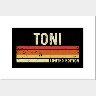 Toni Name Vintage Retro Limited Edition Gift Posters and Art